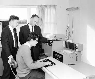 Image: Programming the first computer, 1969