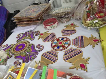 Indian crafts on display at Diwali 2015. Image: Indian crafts on display at Diwali 2015.