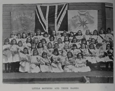 Image: Little mothers and their babies