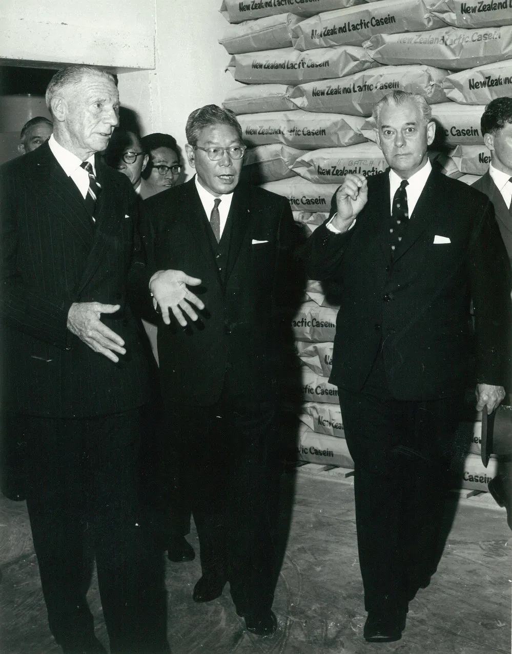 New Zealand Dairy Board. Prime Minister of Japan visit. 1963