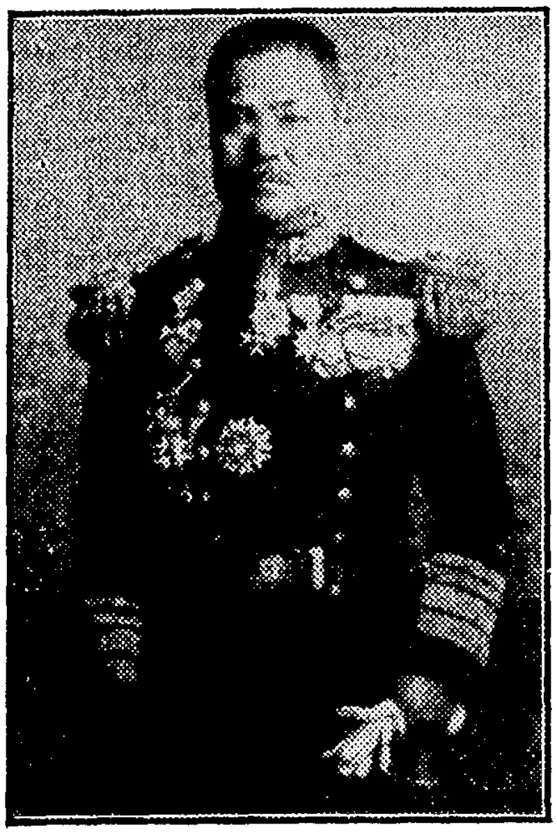 VICE-ADMIRAL SEIZO KOBAYASHI Commander of the Japanese Squadron, (Evening Post, 24 July 1928)