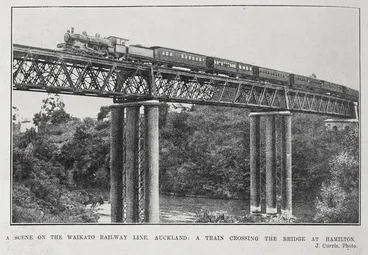 Image: A Scene On The Waikato Railway Line, Auckland