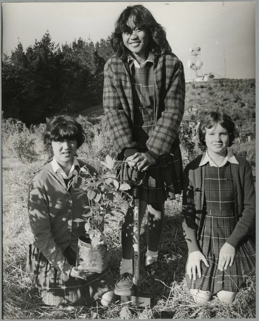 Arbor Day tree planting at Elizabeth Park