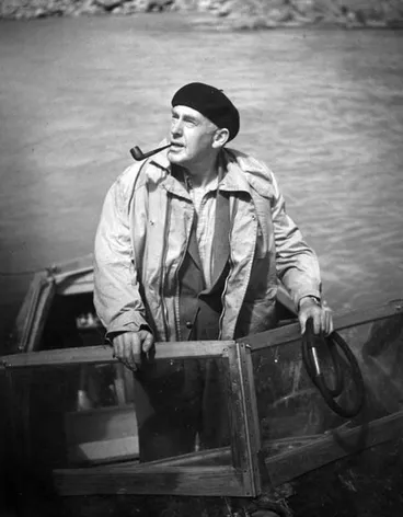 Image: Bill Hamilton, designer of the jet boat