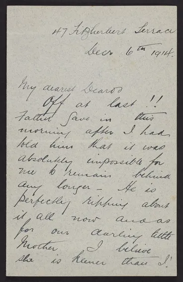 Image: Letter from Leslie Beauchamp