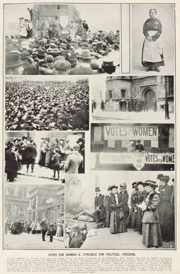 Votes for women - a struggle for political freedom Image: Votes for women - a struggle for political freedom