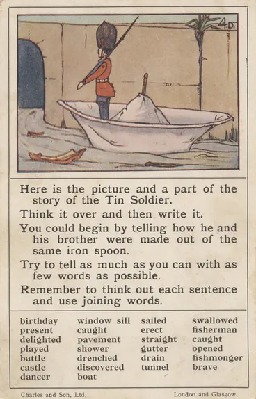 Image: Teaching card, the Tin Soldier