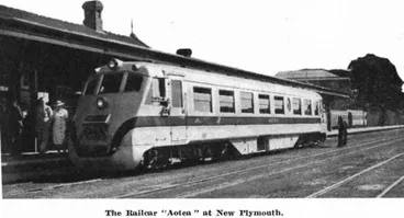 Image: The Railcar “Aotea” at New Plymouth