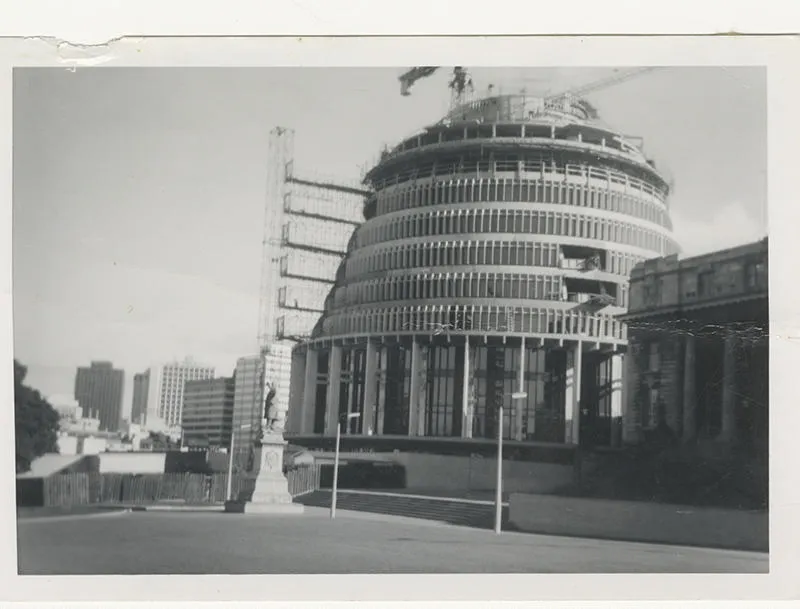 Photograph, Parliament Buildings NZ (Beehive)