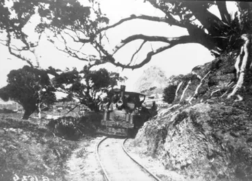 Image: Engine on the Piha Tramway.