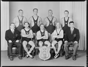 Image: Wellington wrestling representatives 1965