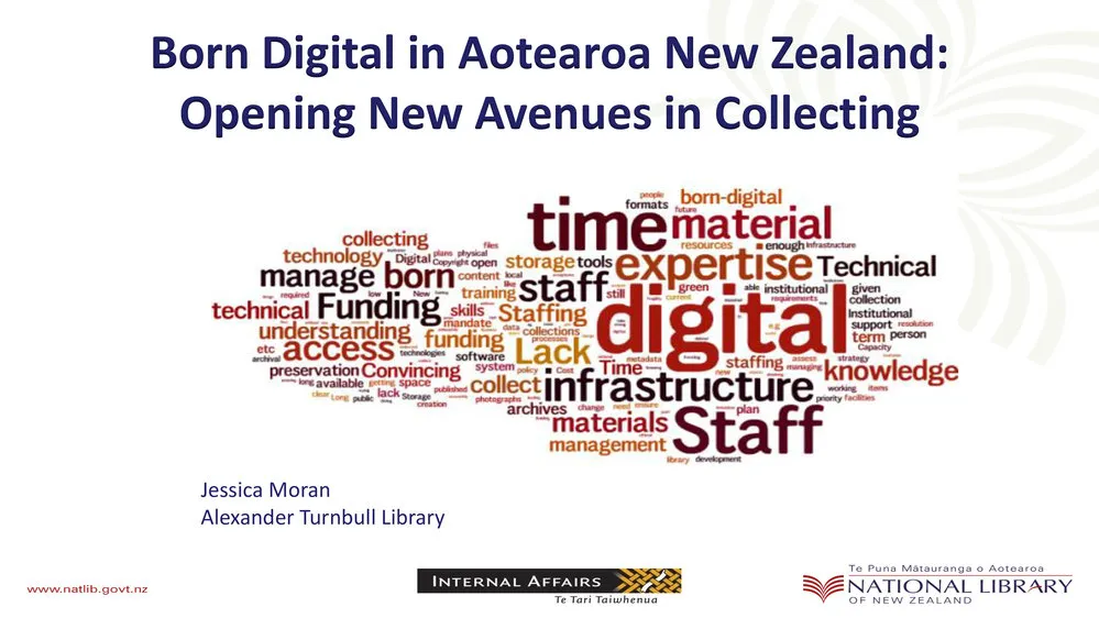 Born digital in Aotearoa New Zealand: Opening New Avenues in Collecting
