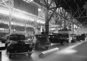 Image: Todd Motors exhibit, New Zealand Centennial Exhibition