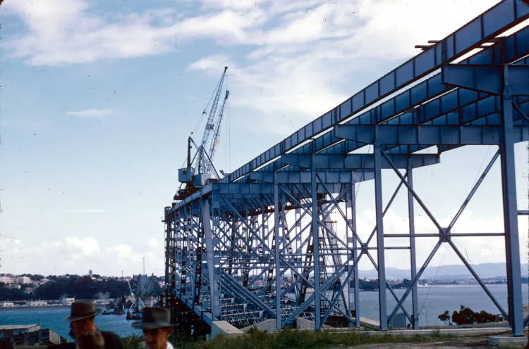 Northern anchorage looking southwest towards Westhaven, 1958