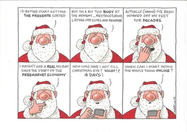 Image: Clark, Laurence, 1949- :[Christmas stress]. 20 December 2014