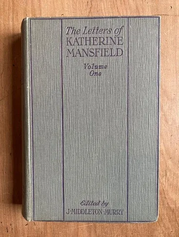 Image: Cover of 'The Letters of Katherine Mansfield: Volume One'