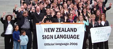 Image: New Zealand Sign Language