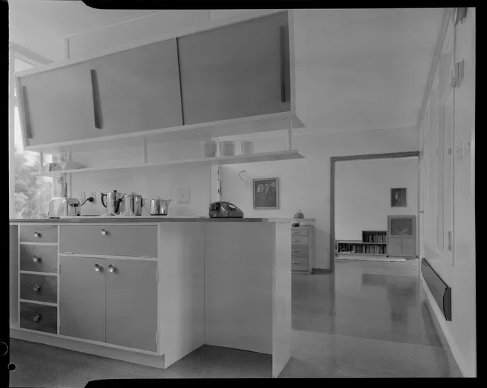 Kitchen, Shuker house, Titahi Bay, Wellington