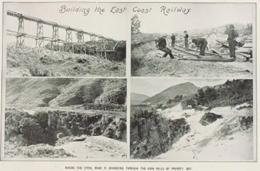 Building the East Coast Railway Image: Building the East Coast Railway