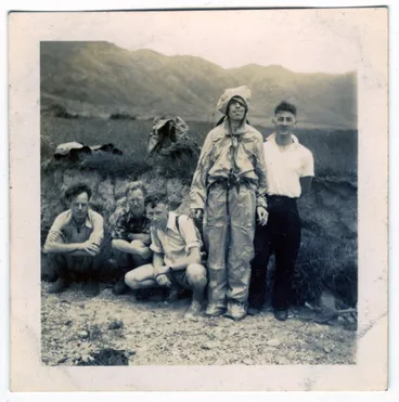 Image: "Those who ventured," The 1950 Tramp back to the Orongorongo Valley - Presbyterian Harrier Club, Wellington