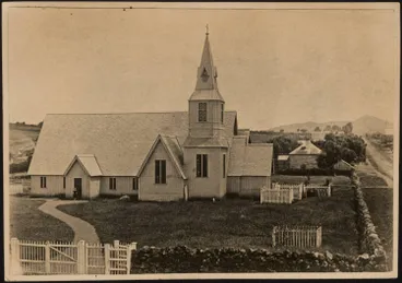 St Peter's Church, Onehunga, 1860s Image: St Peter's Church, Onehunga, 1860s