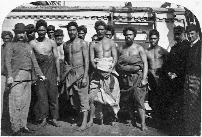 Imprisoned followers of the Pai Marire Church