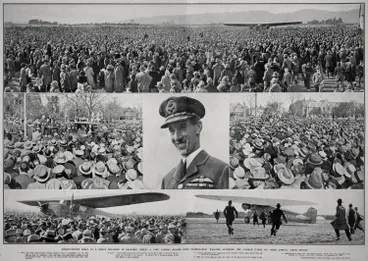 Image: The Enthusiastic Welcome Accorded The Tasman Fliers On Their Arrival From Sydney