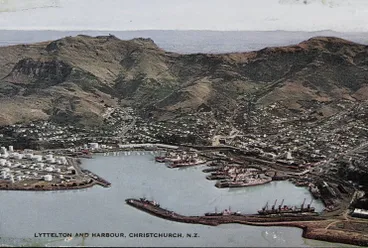 Image: Aerial view of Lyttelton