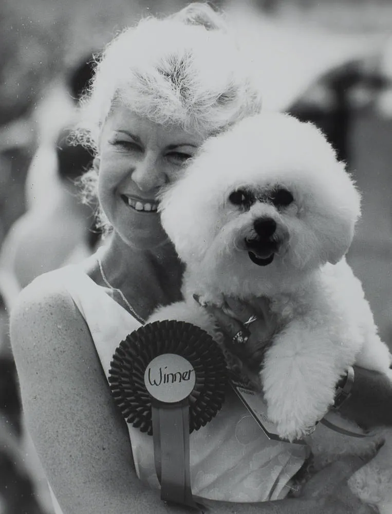 Dog show winner, Ardmore, 1991.