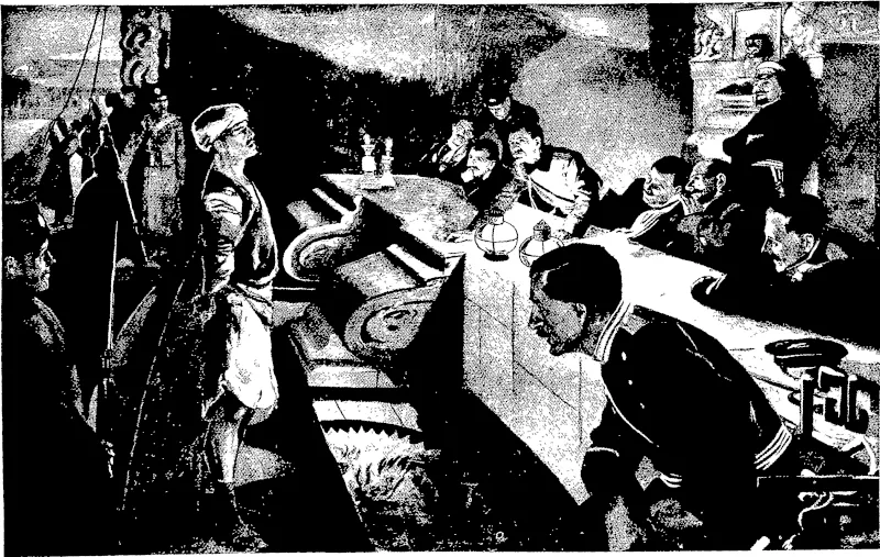 THE RUSSO-JAPANESE WAR: "TRIED FOR HIS LIFE"Â—A JAPANESE SPY BEFORE A RUSSIAN COURT-MARTIAL, Â—Illustrated London News. HE^D IN A MANCHURIAN TEMPLE. (Otago Witness, 18 May 1904)