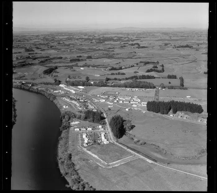 Hopuhopu Military Camp from the air