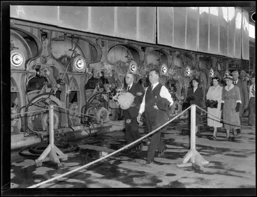 Kinleith Pulp and Paper Mill official opening, 1954 Image: Kinleith Pulp and Paper Mill official opening, 1954