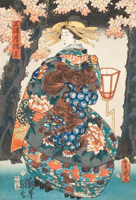 Miuraya Agemaki (Courtesan Agemaki of the Miuraya House)