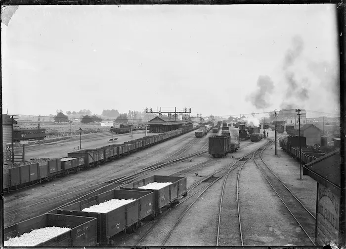 Frankton Junction railway yards.