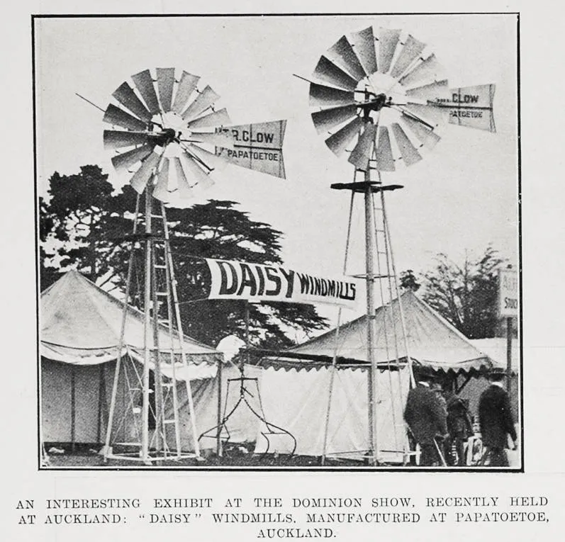 An interesting exhibit at the Dominion Show, recently held at Auckland