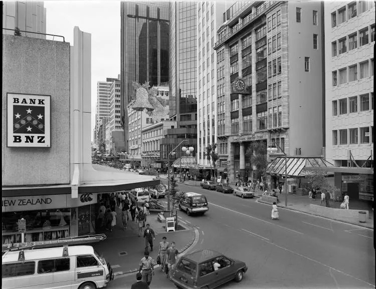 Queen Street, Auckland Central, 1989
