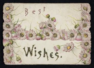 Image: Best wishes; hoping you will spend a very happy Christmas [Christmas card from Alice J N Forsyth, 1895]