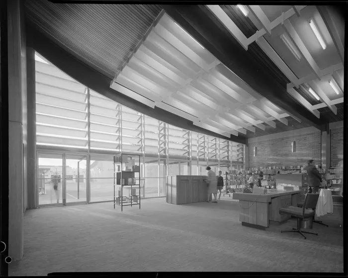 Public library, interior, Gisborne