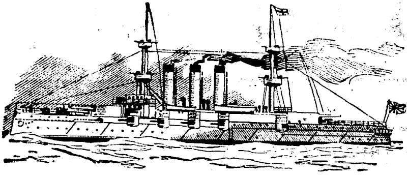 THE JAPANESE IiAT TLESHIP HATSUSE. (Grey River Argus, 02 April 1904)