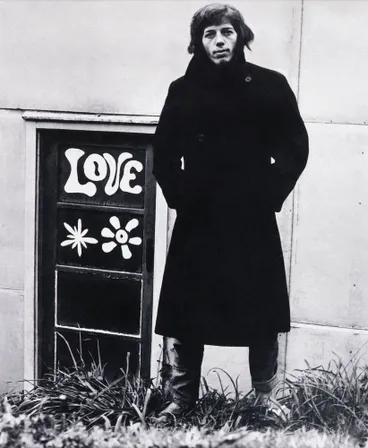 Image: Tim Shadbolt at Gibraltar Crescent, Parnell, 1971