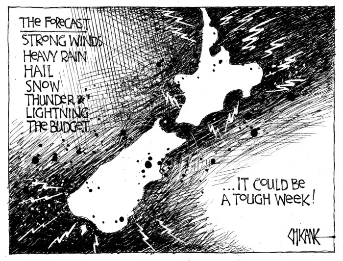 Winter, Mark 1958- :The forecast - strong winds, heavy rain, hail, snow, thunder, lightning, the budget ... it could be a tough week. 16 May 2011