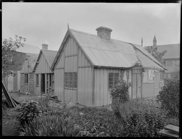Wooden houses at Christ College, Christchurch
