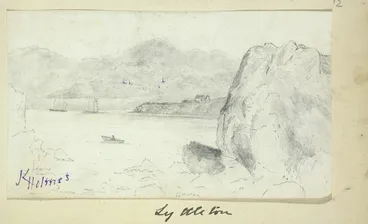 Image: Holmes, Katherine McLean, 1849-1925 :Lyttleton [Lyttelton]. [May 1873] [1873]