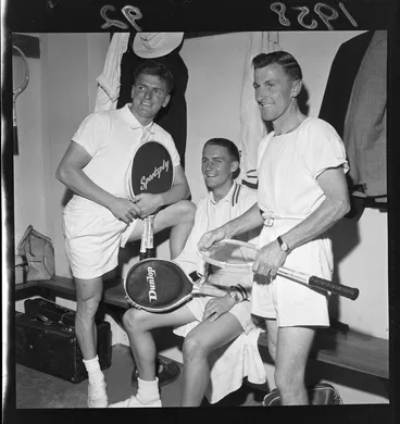 Image: Tennis players at the New Zealand Tennis Championship