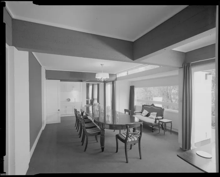 Dining room interior, Todd house