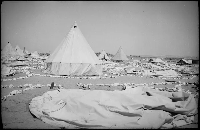 Part of 2nd NZEF camp in Egypt, World War II