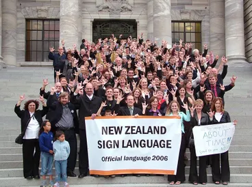 Image: Celebrating the Sign Language Act 2006