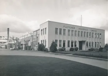 Image: Fletcher Construction Co Ltd - commercial/industrial buildings, Christchurch: 1961 Fletcher Holdings - Office buildings