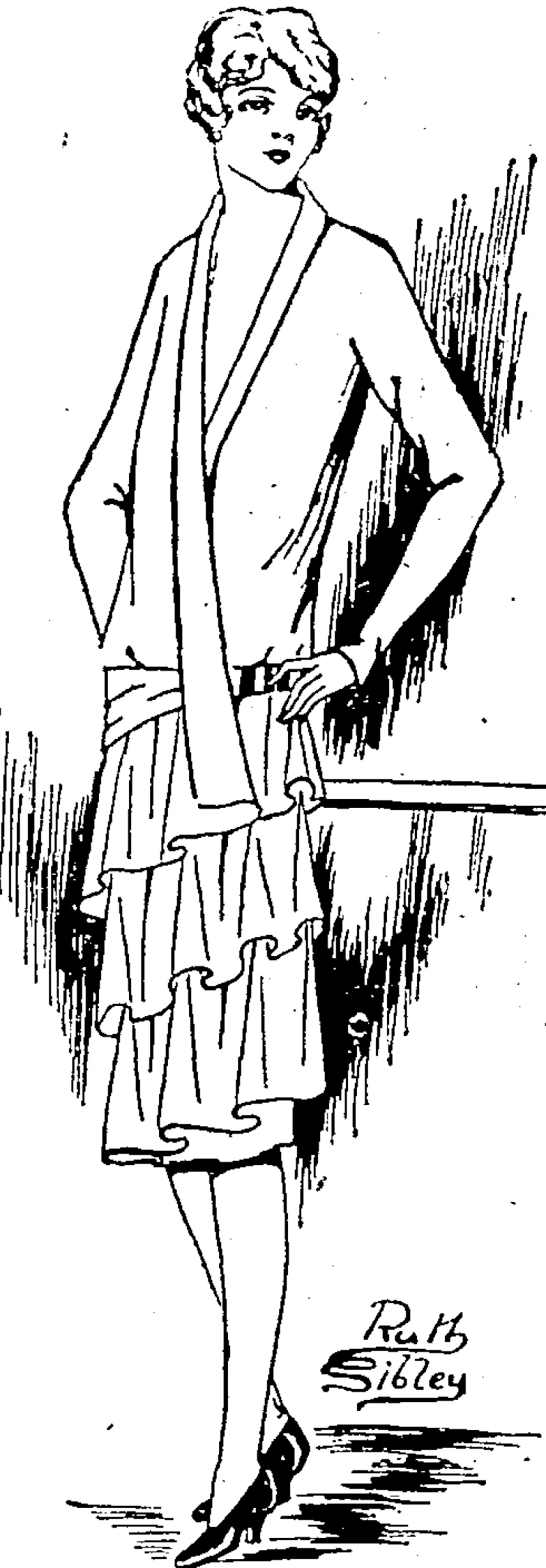 Untitled Illustration (Evening Post, 17 December 1927)
