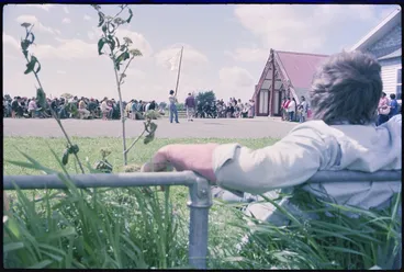 Image: Pōwhiri at Tukorehe Marae